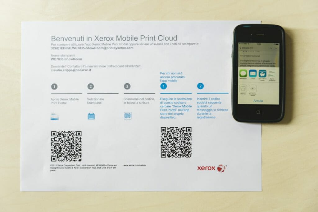 Xerox Mobile Print presso Nadar Srl