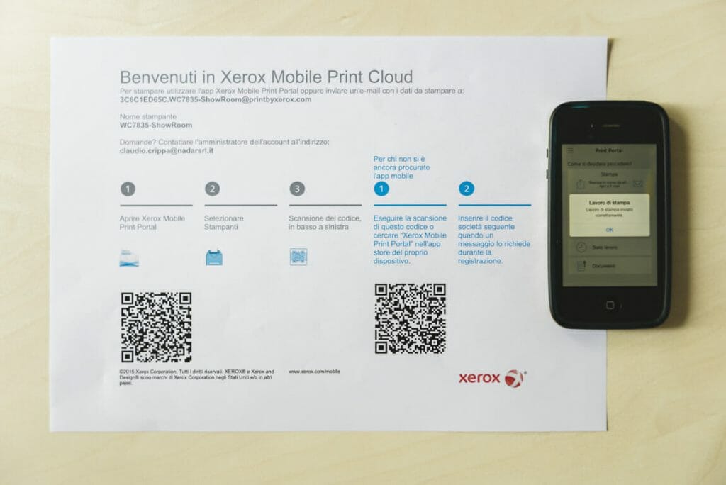 Xerox Mobile Print presso Nadar Srl