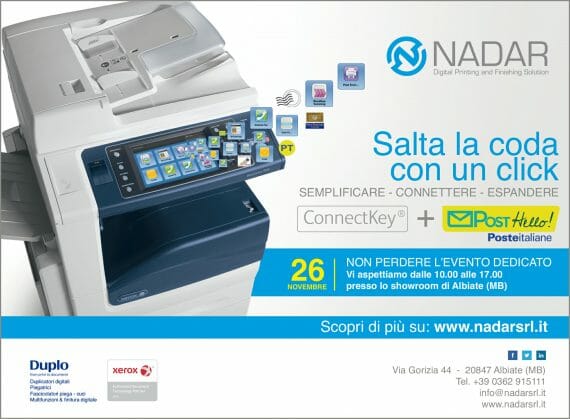 Evento PostHello! Nadar Srl Albiate