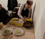 Risotto all’osso buco all’Antico Ristorante Fossati di Canonica Lambro