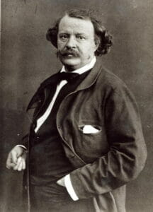 Autoritratto fotografico in studio del fotografo francese Gaspard-Félix Tournachon, detto Nadar. L'immagine risale circa al 1860, ed è conservata presso la Bibliotheque Nationale di Parigi
