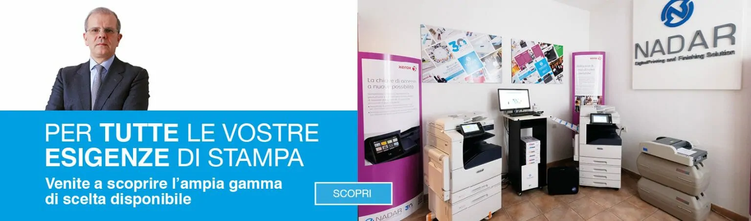 Slide Nadar Esigenze di Stampa