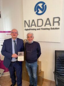 Claudio Crippa e Ugo Pozzi presso la sede Nadar