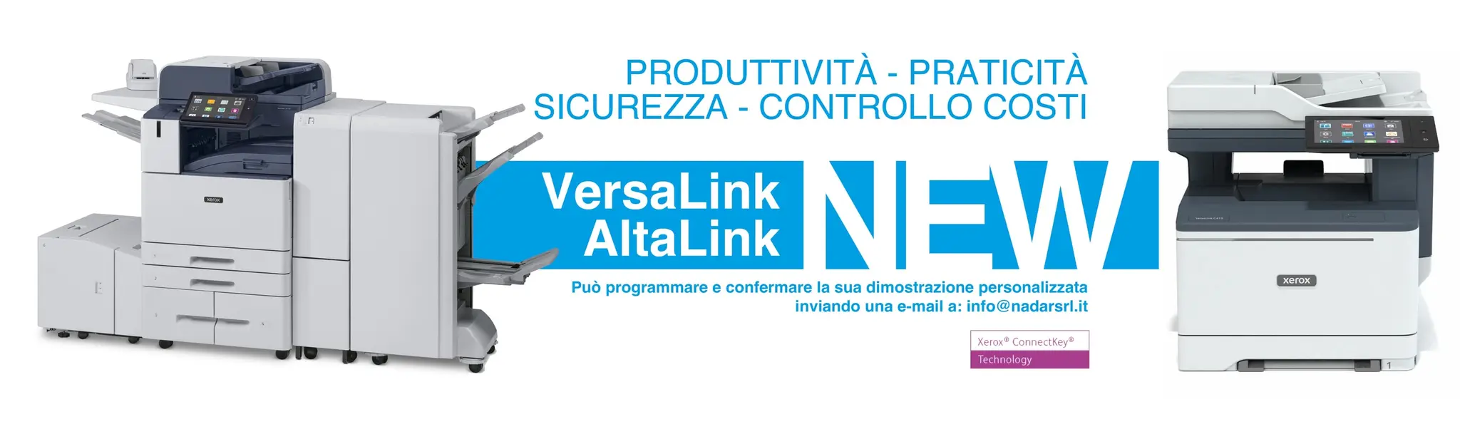 Stampanti VersaLink e AltaLink presso Nadar Srl